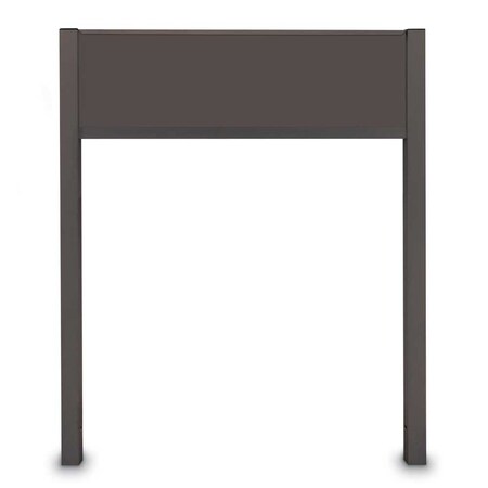 United Visual Products Corkboard, Single Door, Radius Frame, 24x36", Bronze/Natural Tan Cork UV7001-BRONZE-CORK